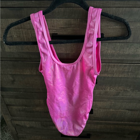 Barbie Pink High Cut Bodysuit - Picture 2 of 6